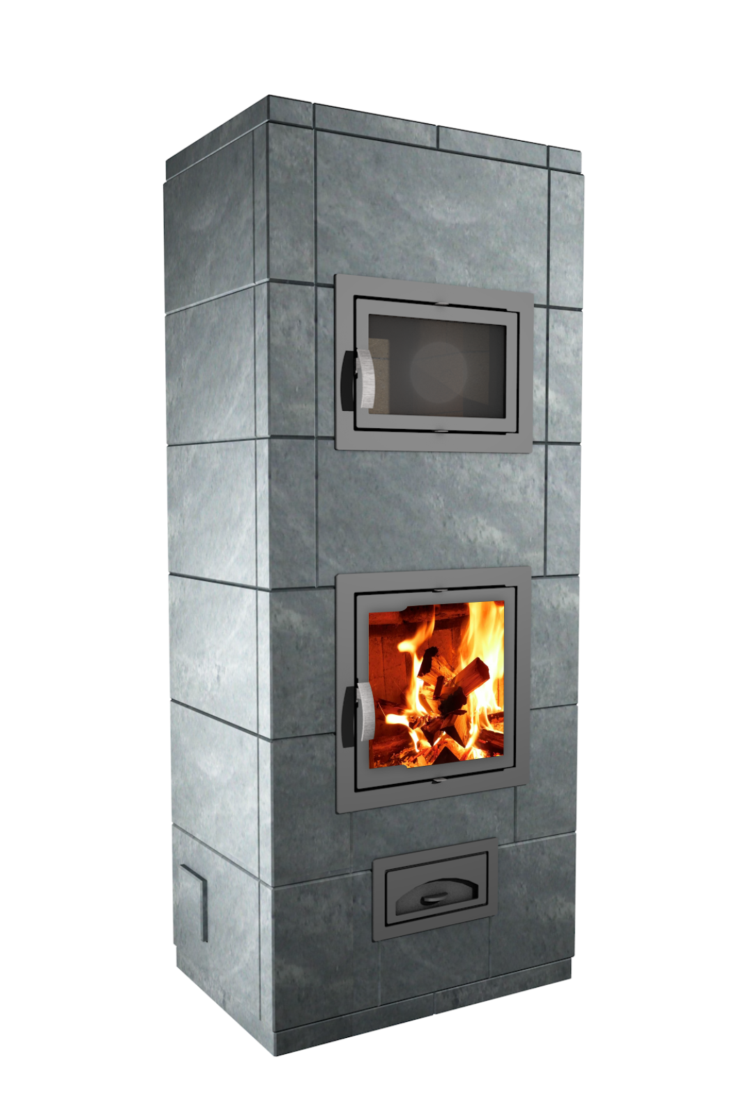 Кинерма (теплоёмкая печь-камин с духовкой)