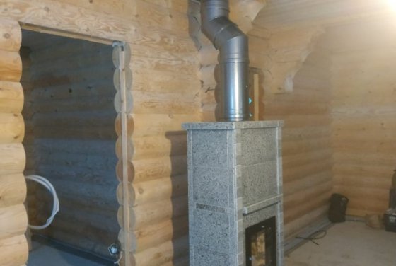 Важенка с дополнительным ярусом в облицовке экотальк