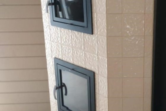 Кинерма с духовкой облицовка изразец 